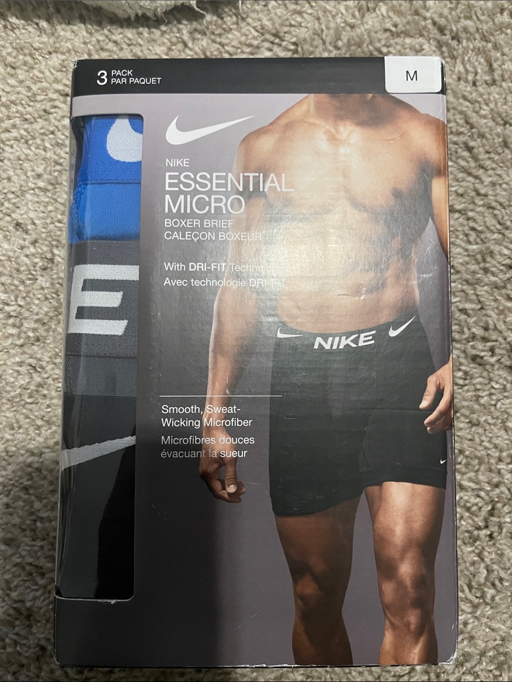 Nike-  Essential Micro Boxer Brief- Men’s M
